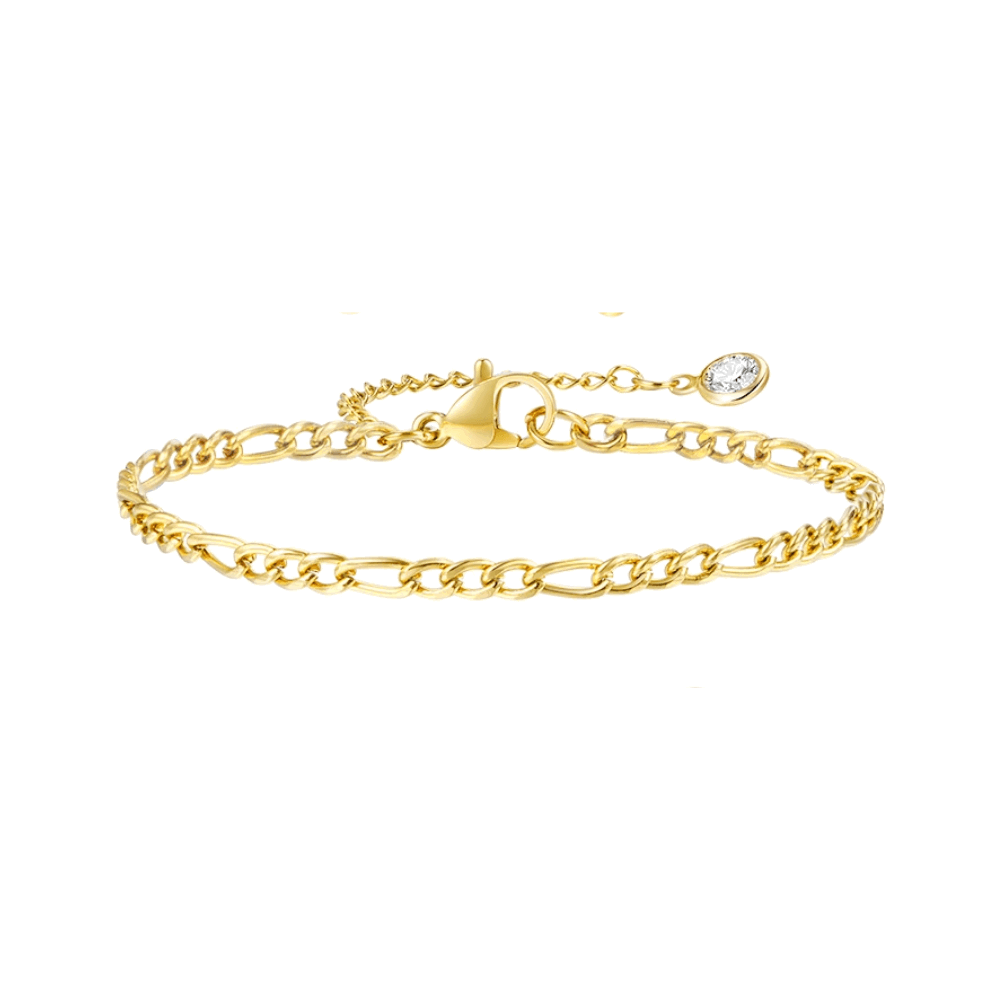 Classic Figaro Chain Bracelet - Granted Quality 