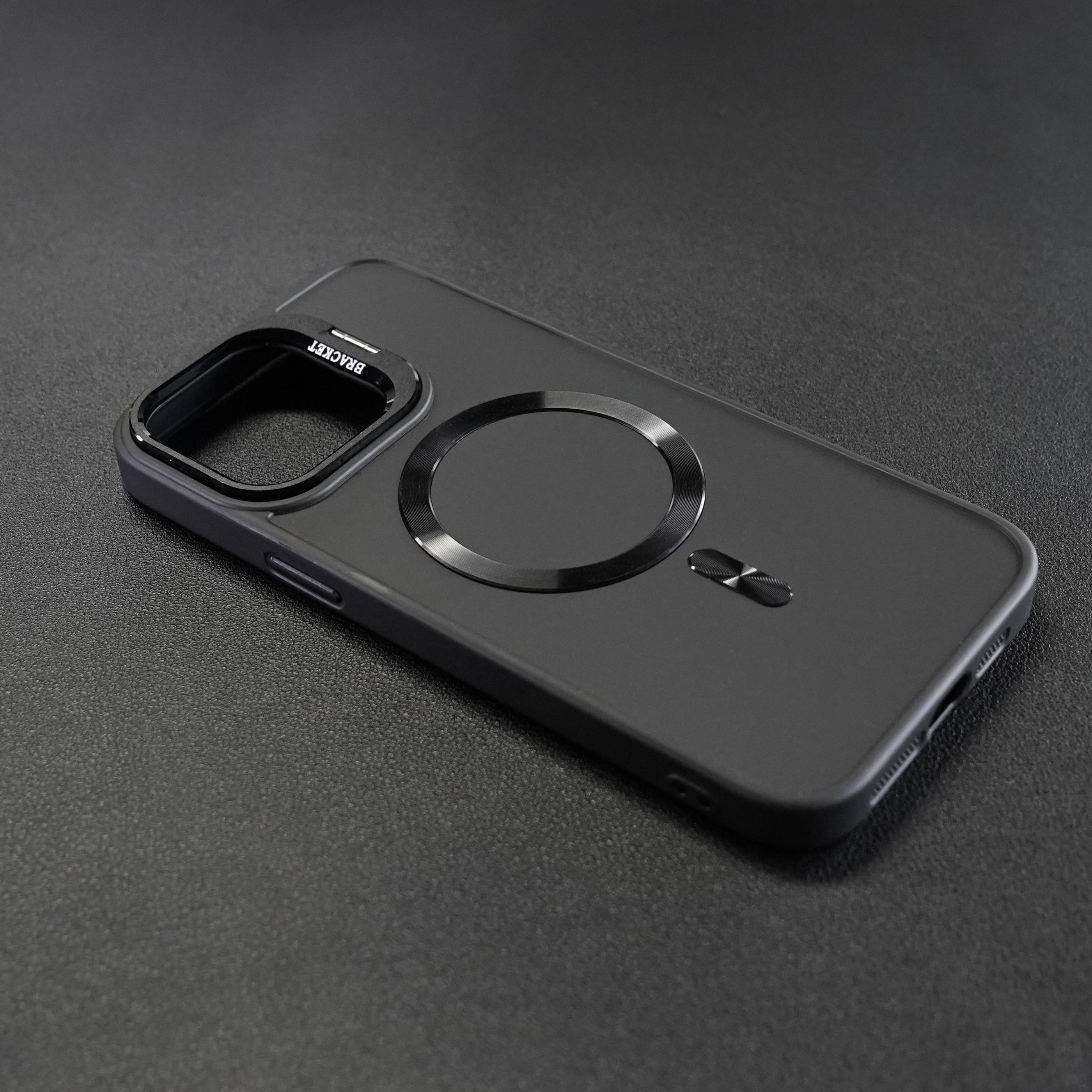 MagSafe Compatible Military-Grade Protective iPhone Case with Hidden Stand