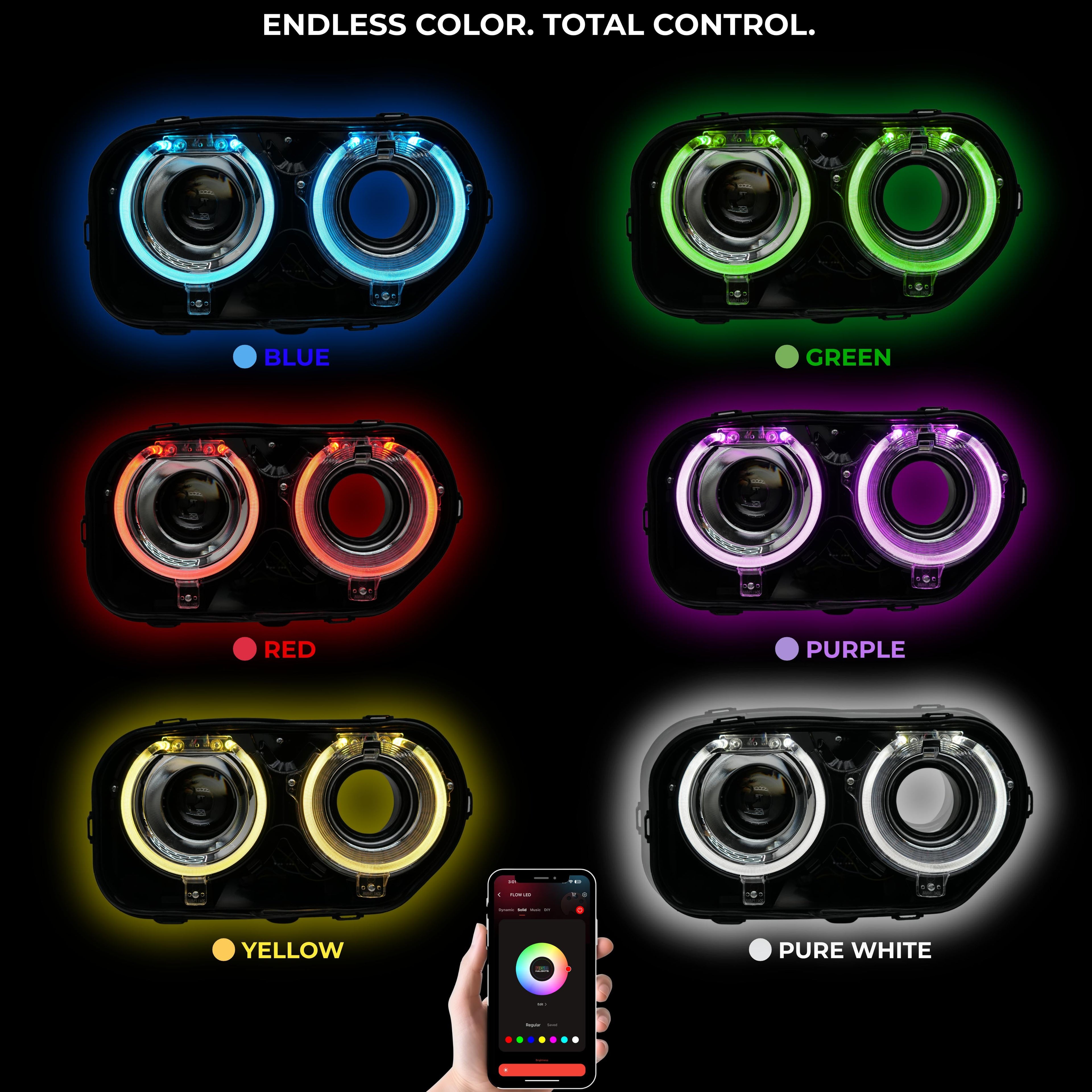 Dodge Challenger RGBW DRL Boards (2015-2023) - Granted Quality 