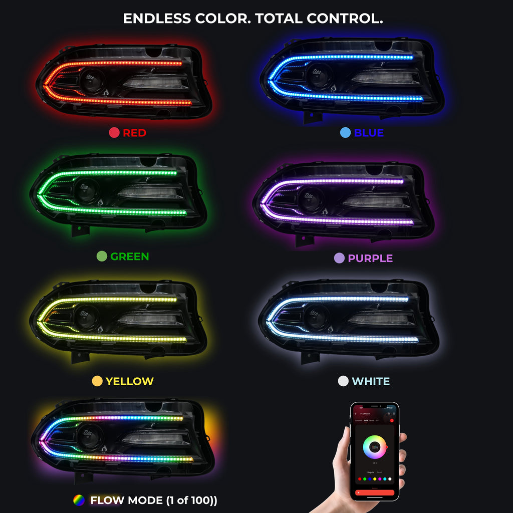 Dodge Charger Flow Series DRL Boards (2015-2023) - Granted Quality 