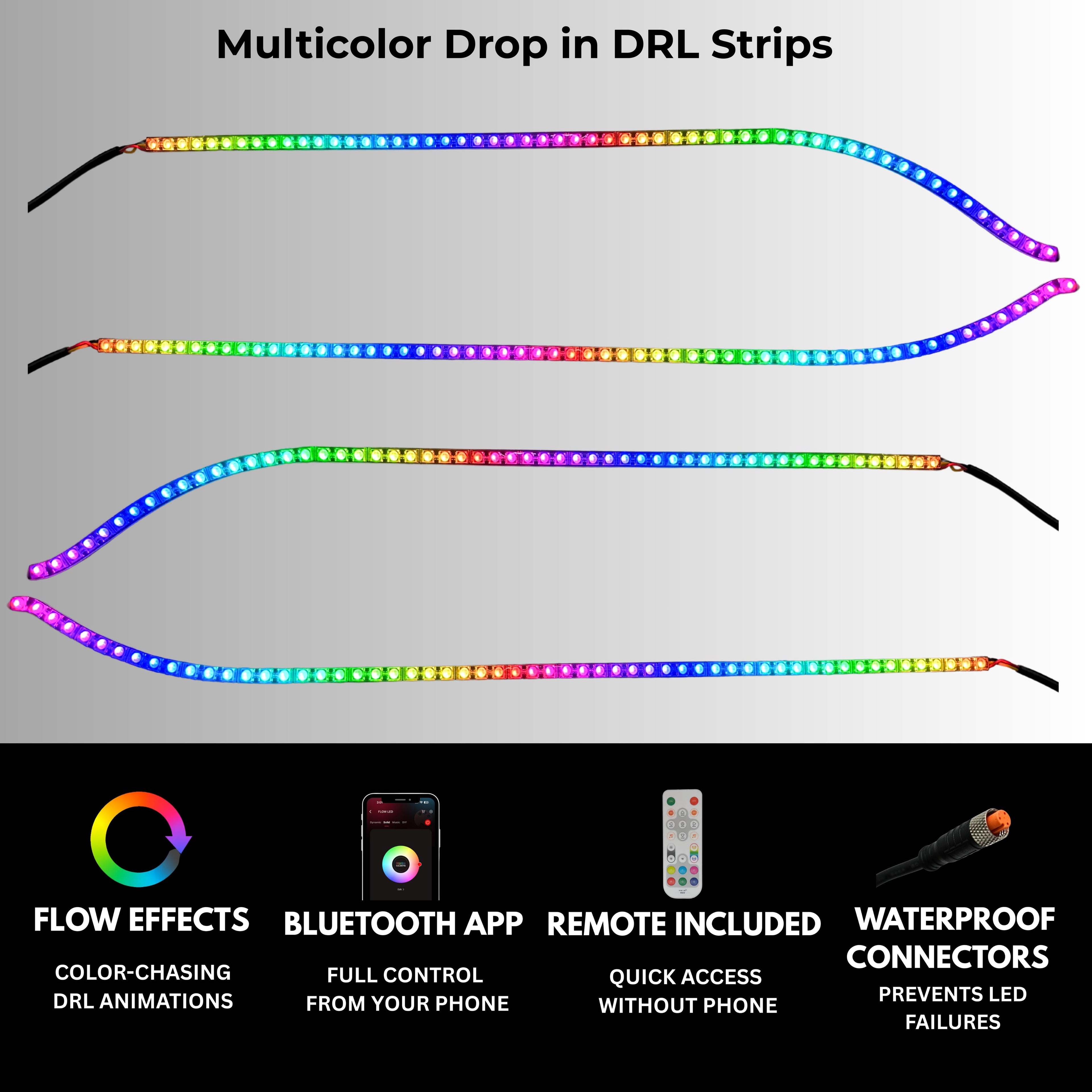 Dodge Charger Flow Series DRL Boards (2015-2023) - Granted Quality 