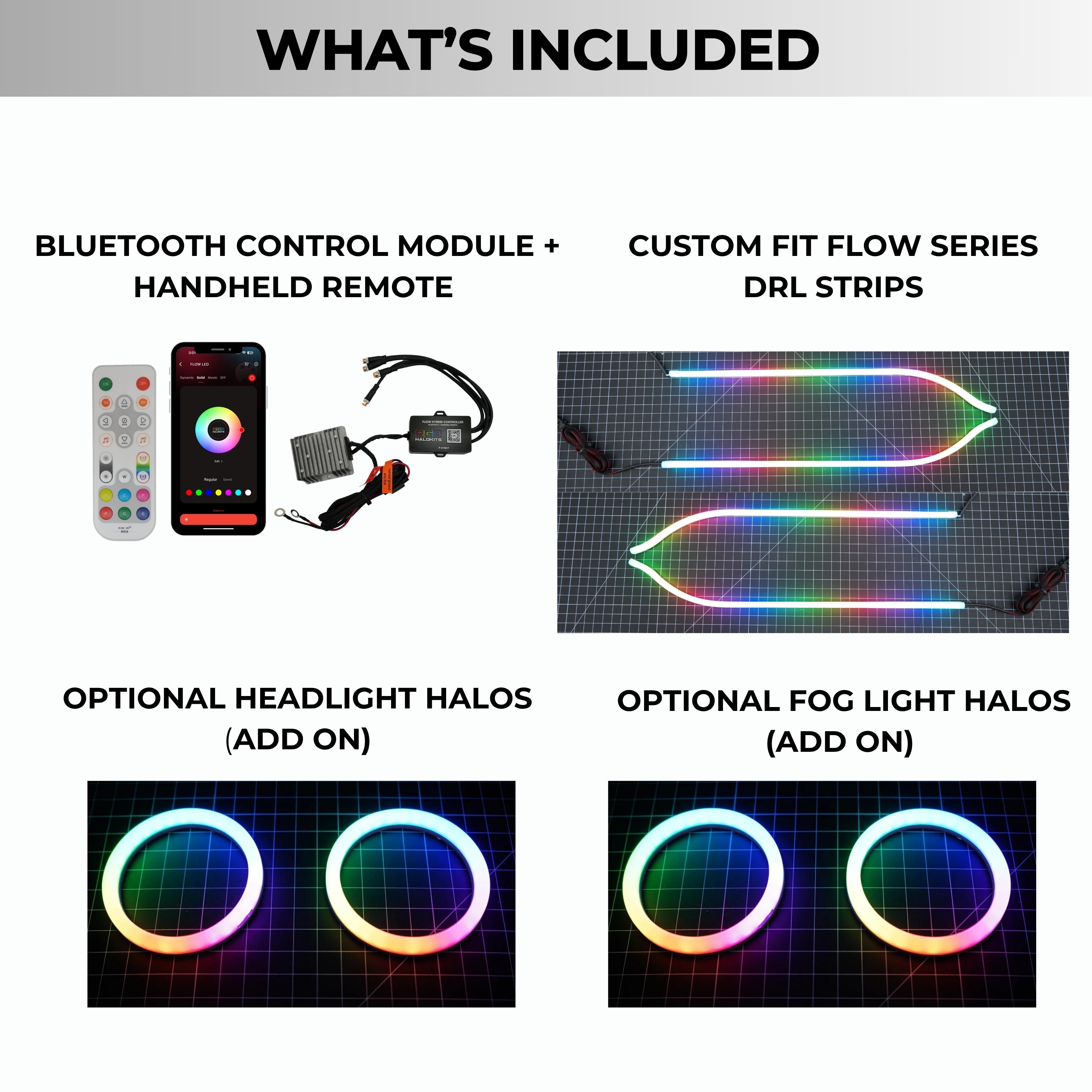 Dodge Charger Flow Series DRL Boards 2.0 | Diffused LED (2015-2023) - Granted Quality 