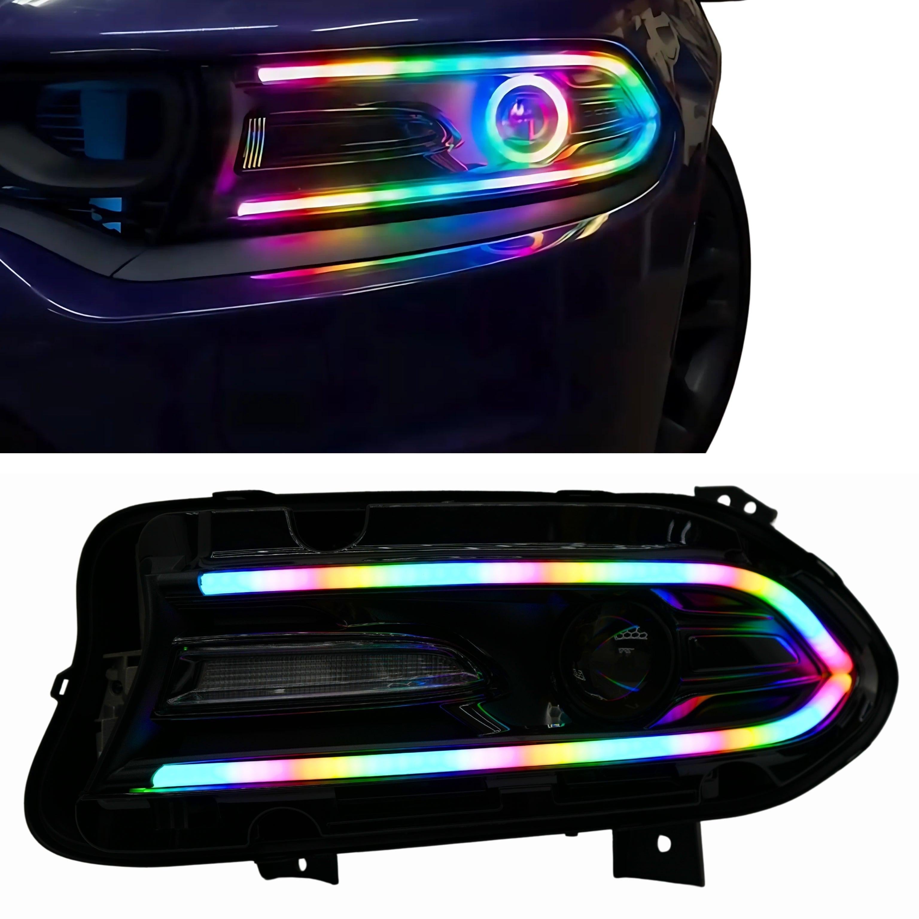 Dodge Charger Flow Series DRL Boards 2.0 | Diffused LED (2015-2023) - Granted Quality 