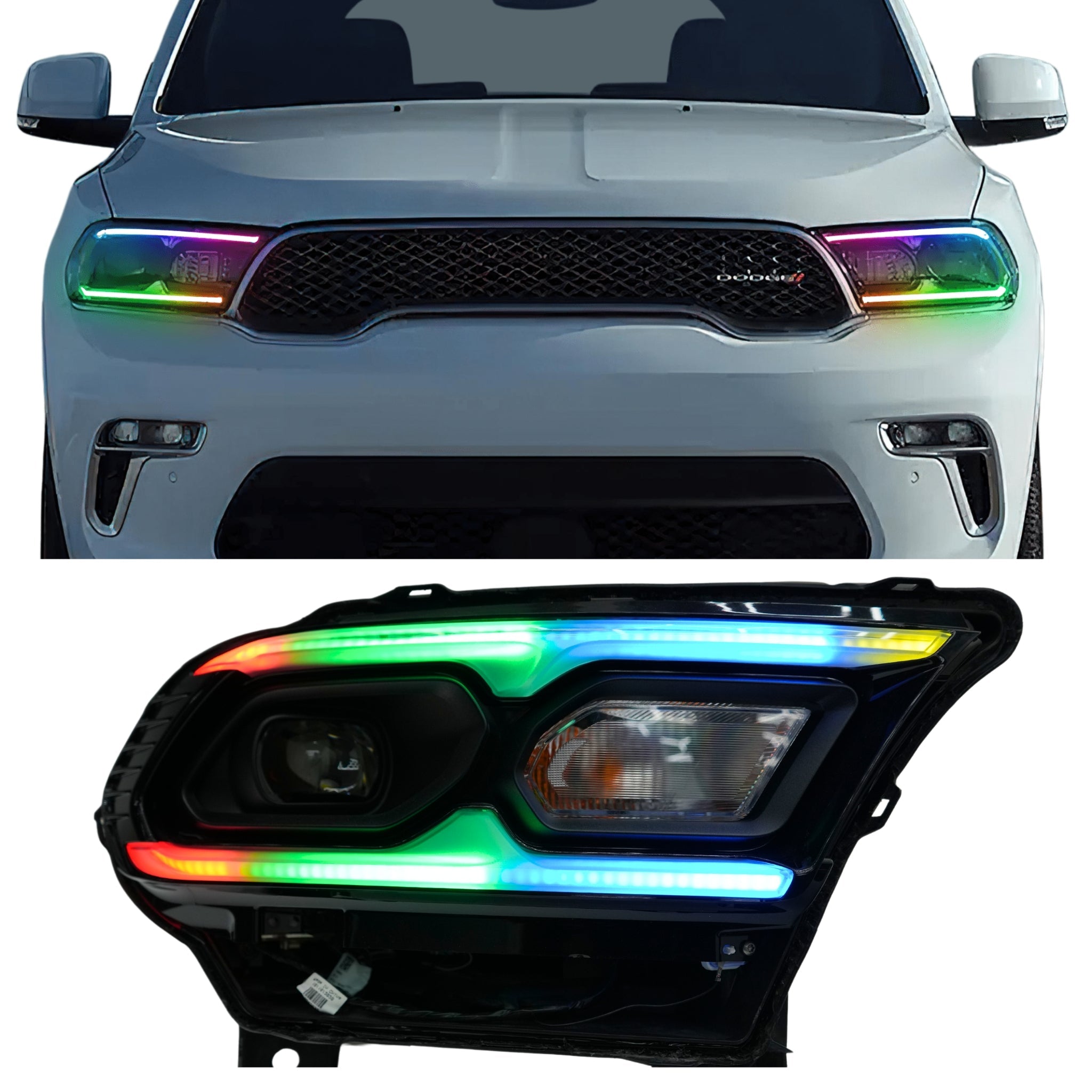 Dodge Durango Multicolor Flow DRL Kit (2021-2025) - Granted Quality 