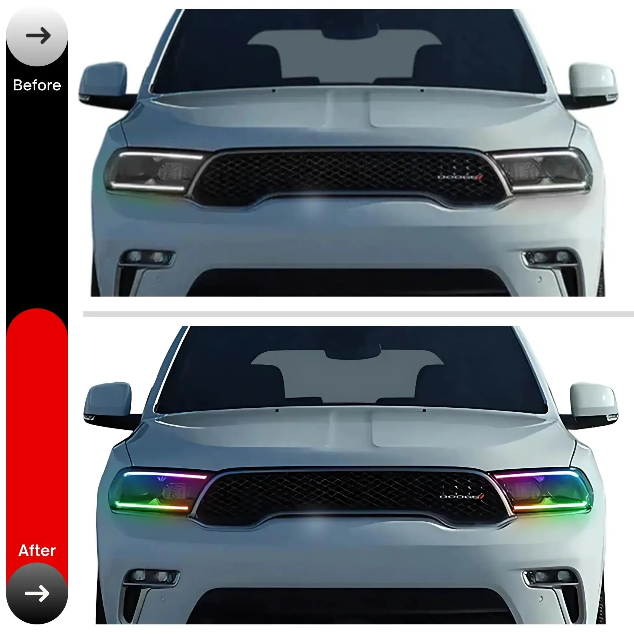Dodge Durango Multicolor Flow DRL Kit (2021-2025) - Granted Quality 