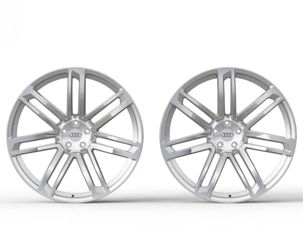 Set of Forged Audi "RS Twin-Spoke" Style Wheels - Granted Quality 