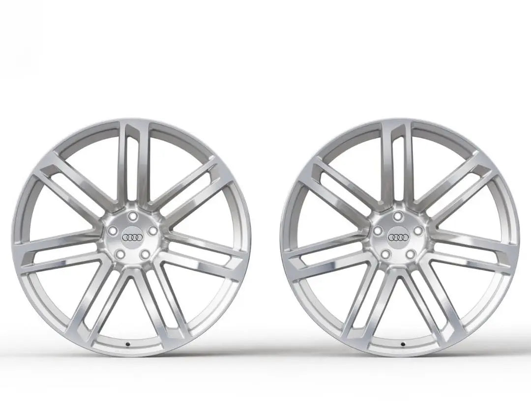 Set of Forged Audi "RS Twin-Spoke" Style Wheels - Granted Quality 