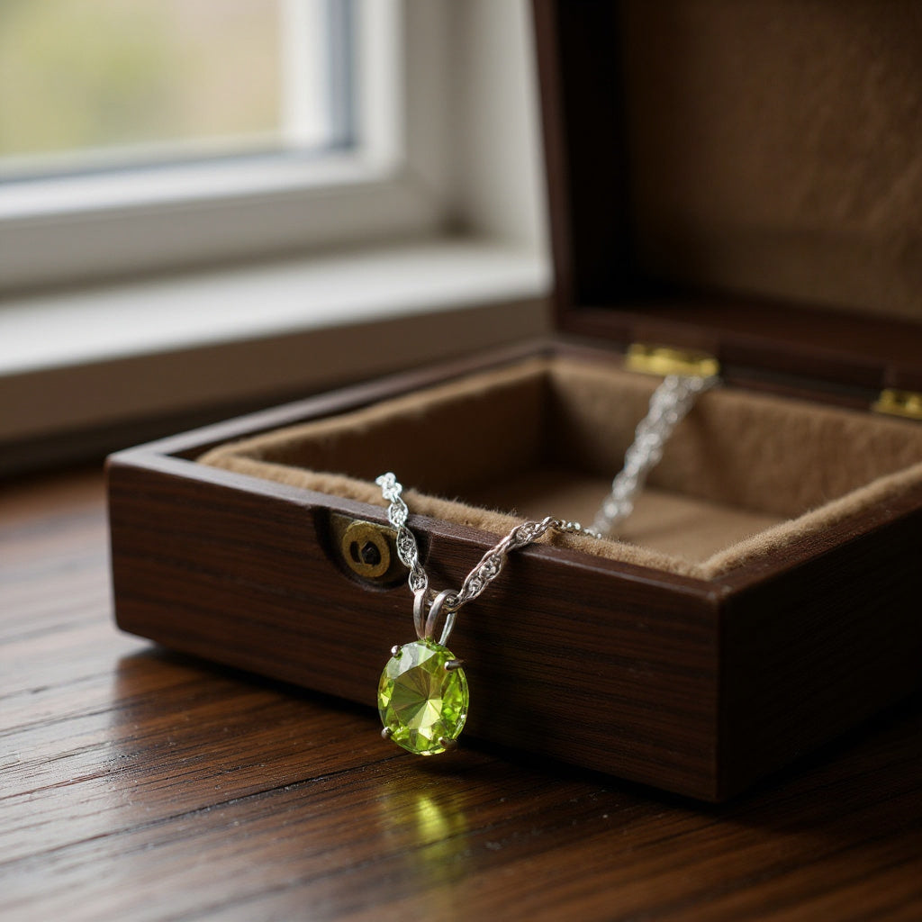 "Eternity" Oval Pendant 10x8mm - Granted Quality 