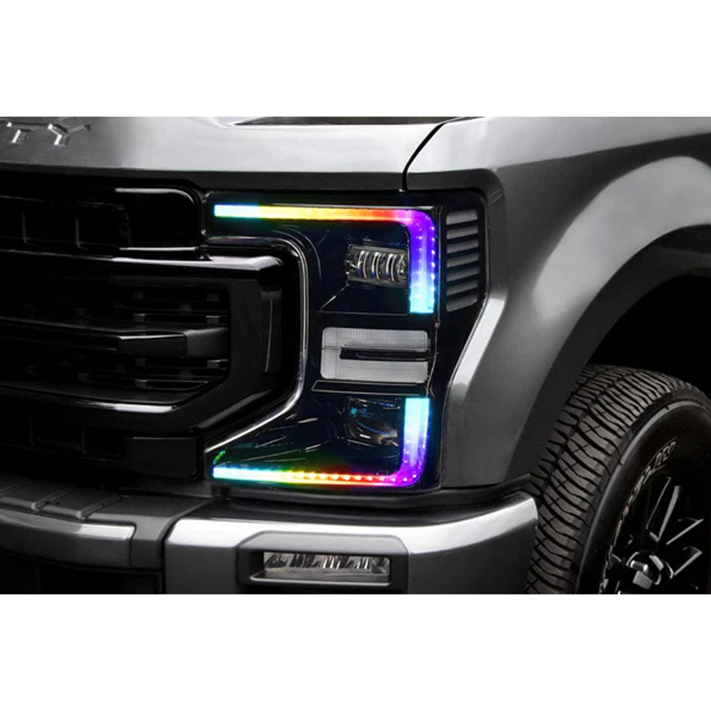 Ford F-250/350 Super Duty Multicolor Flow DRL Boards (2020-2022) - Granted Quality 