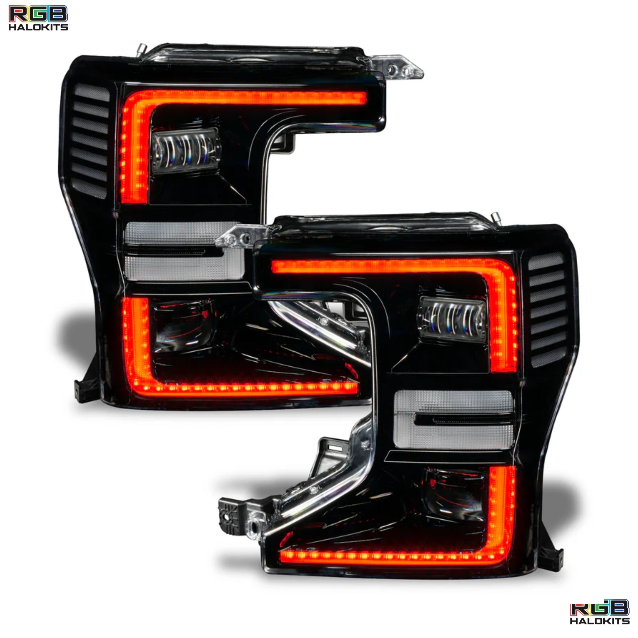 Ford F-250/350 Super Duty Multicolor Flow DRL Boards (2020-2022) - Granted Quality 