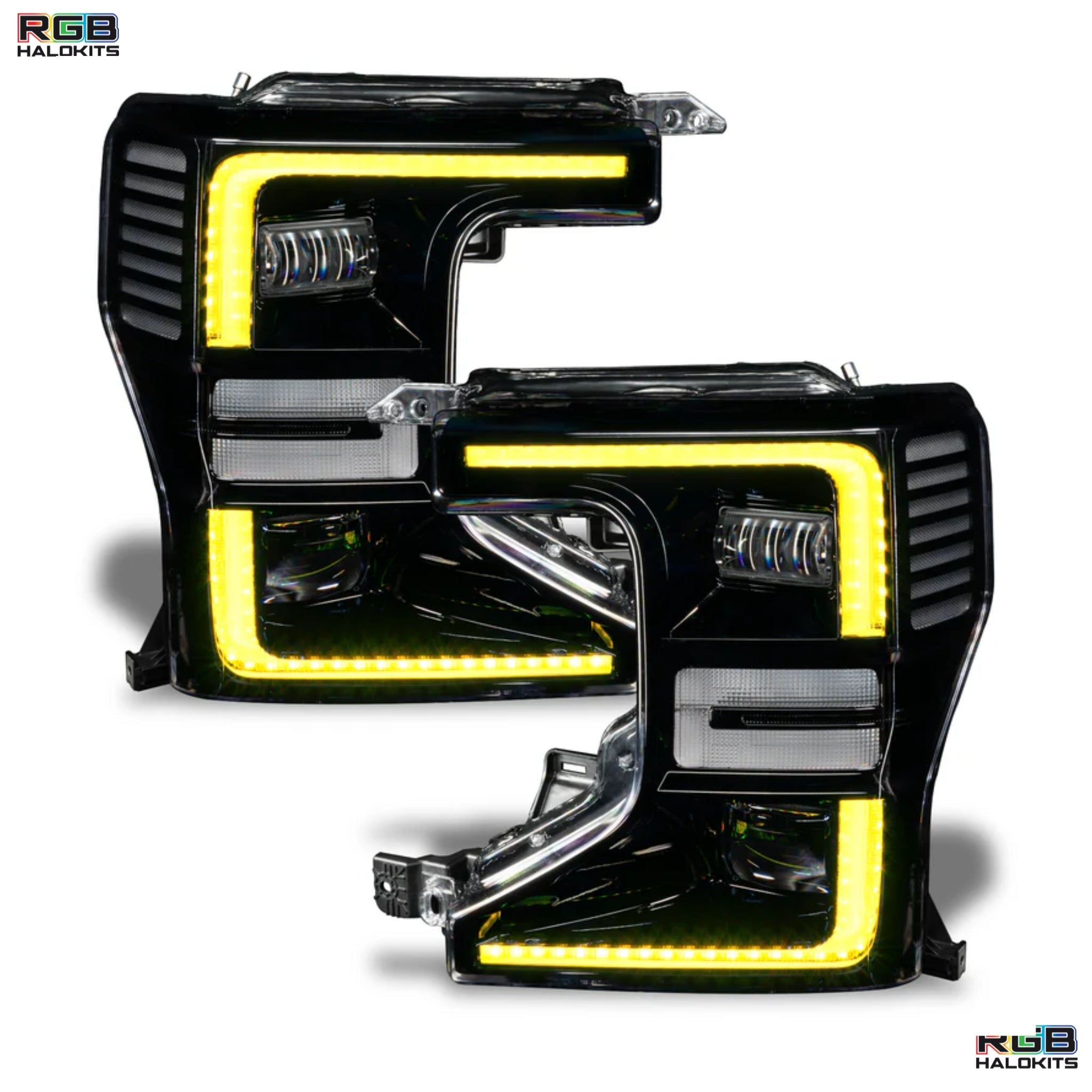 Ford F-250/350 Super Duty Multicolor Flow DRL Boards (2020-2022) - Granted Quality 