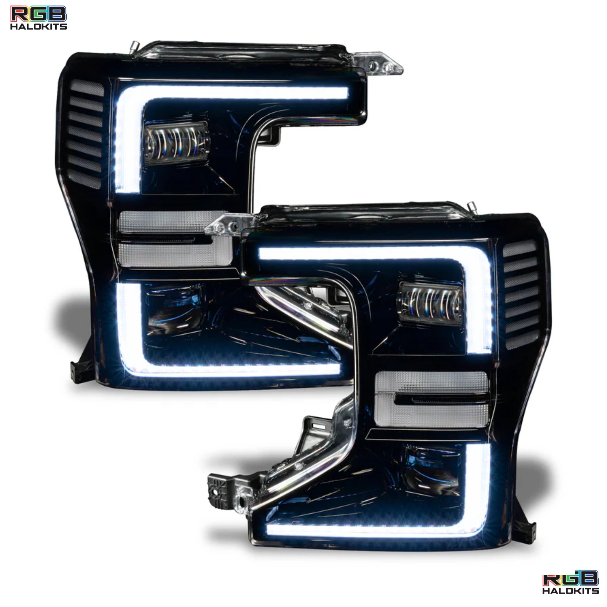 Ford F-250/350 Super Duty Multicolor Flow DRL Boards (2020-2022) - Granted Quality 