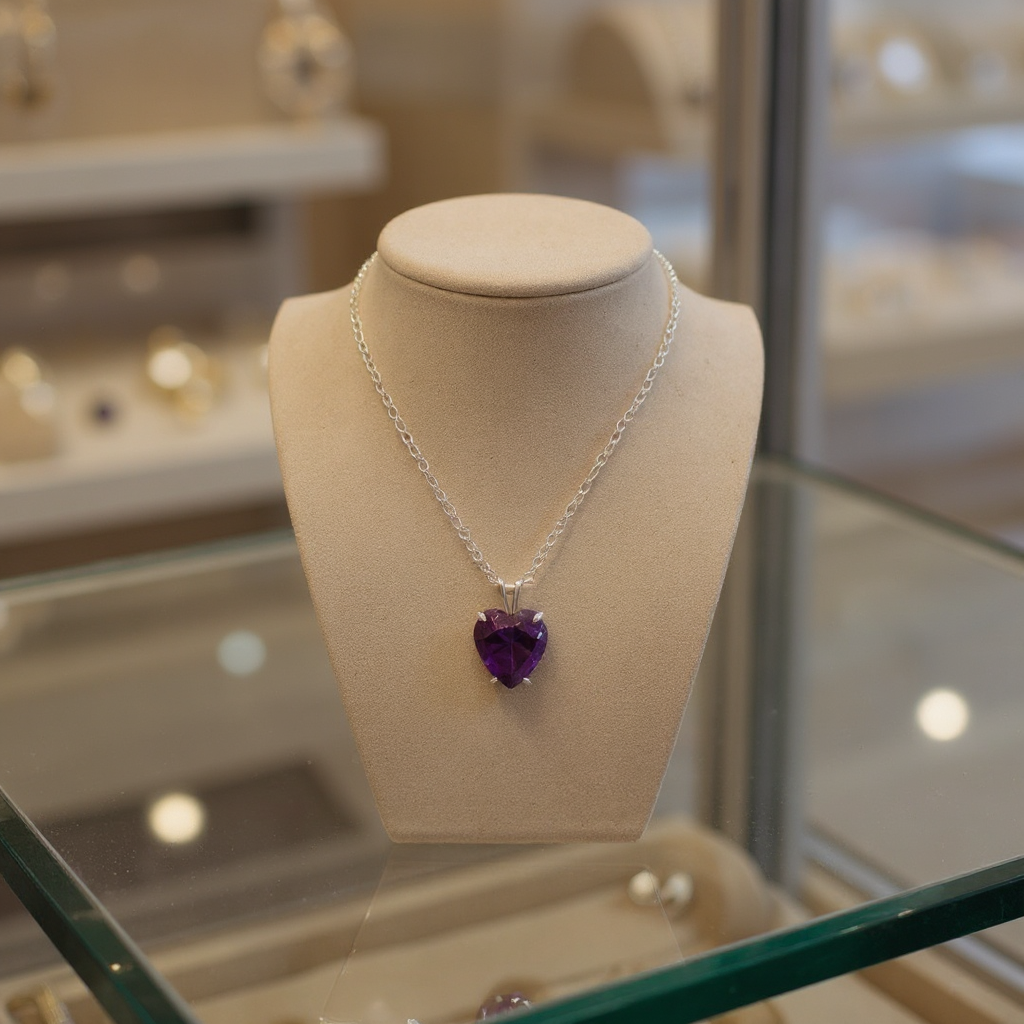 "Cherished Memories" Heart Cut Pendant 15mm - Granted Quality 