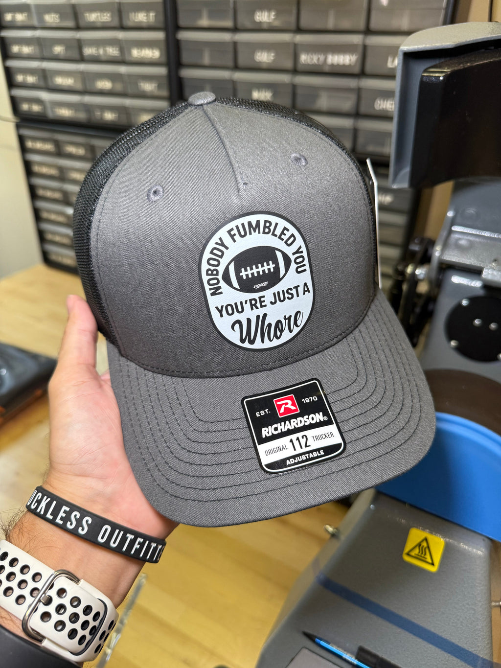 Nobody Fumbled You Trucker Hat - Granted Quality 