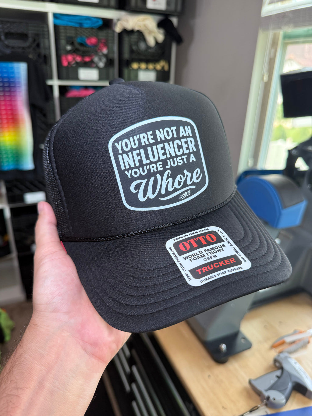 Not an Influencer Trucker Hat - Granted Quality 