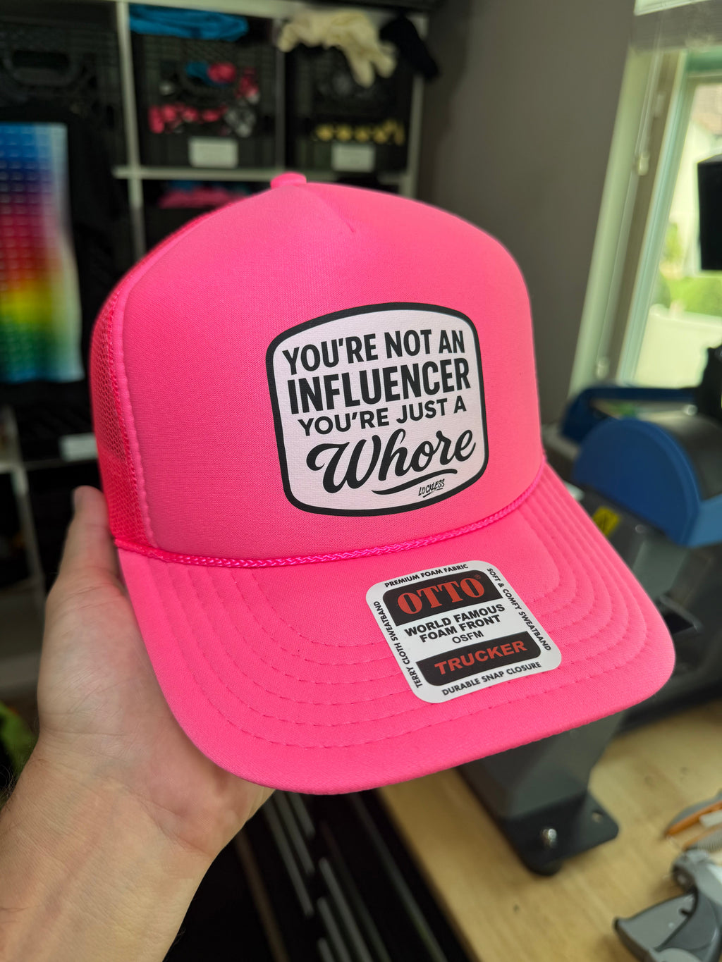 Not an Influencer Trucker Hat - Granted Quality 