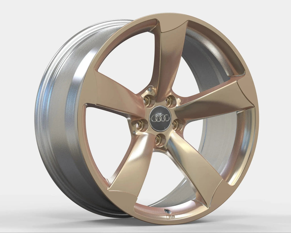 Set of Audi Forged "Rotor" Style Wheels - Granted Quality 