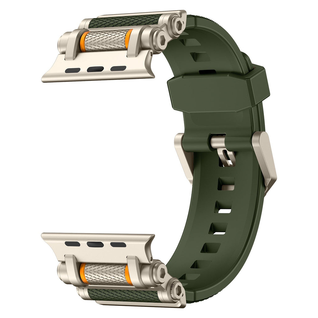 Tactical Destiny Gear Rotating Silicone Band For Apple Watch