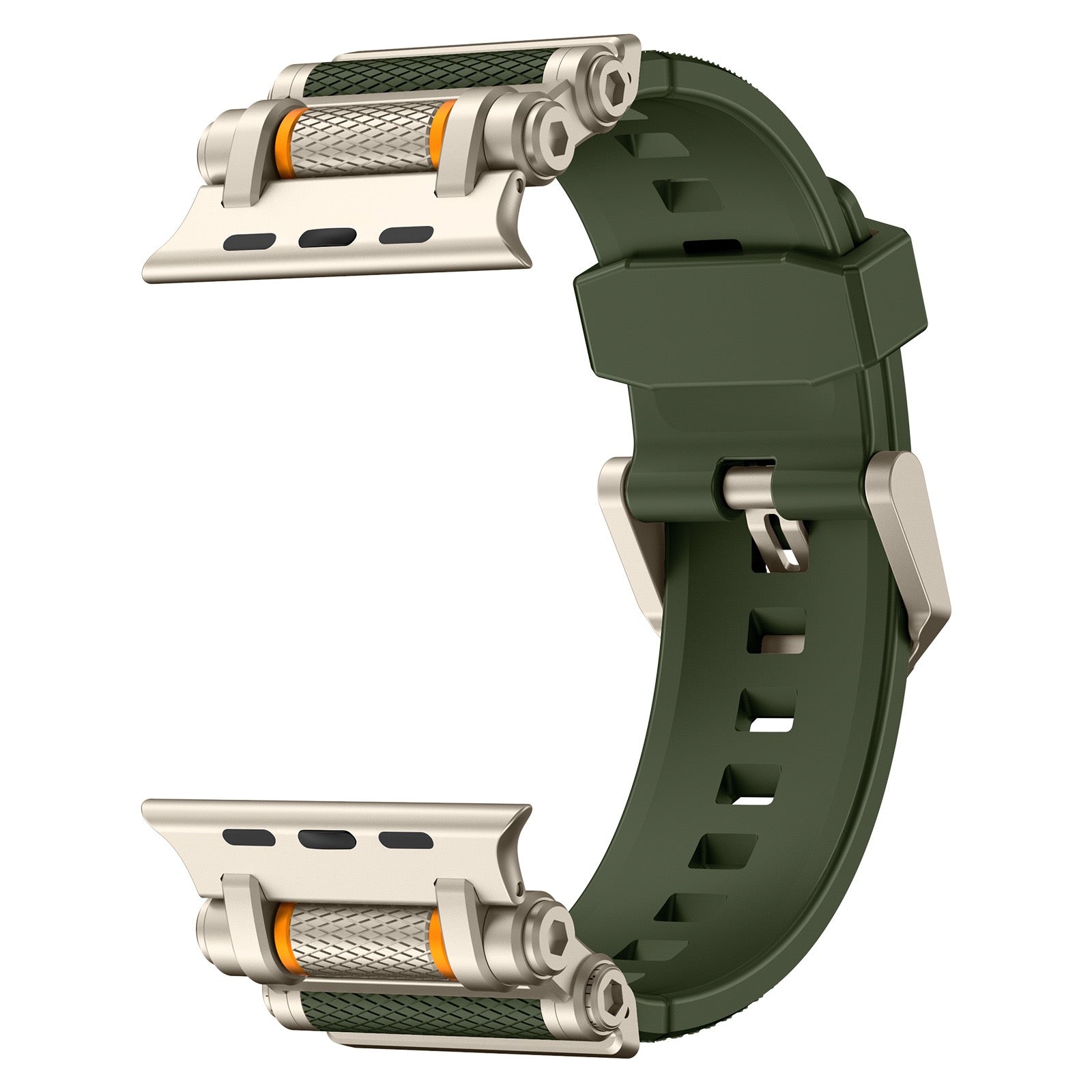 Tactical Destiny Gear Rotating Silicone Band For Apple Watch