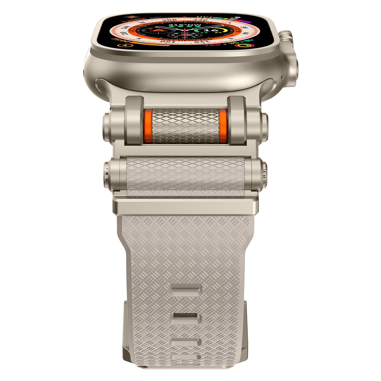 Tactical Destiny Gear Rotating Silicone Band For Apple Watch