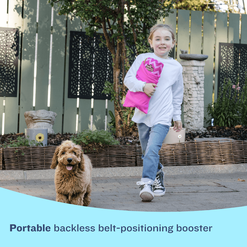 BubbleBum Inflatable Car Booster Seat - Travel Booster Seat - Pink Style ✔️ - Granted Quality 