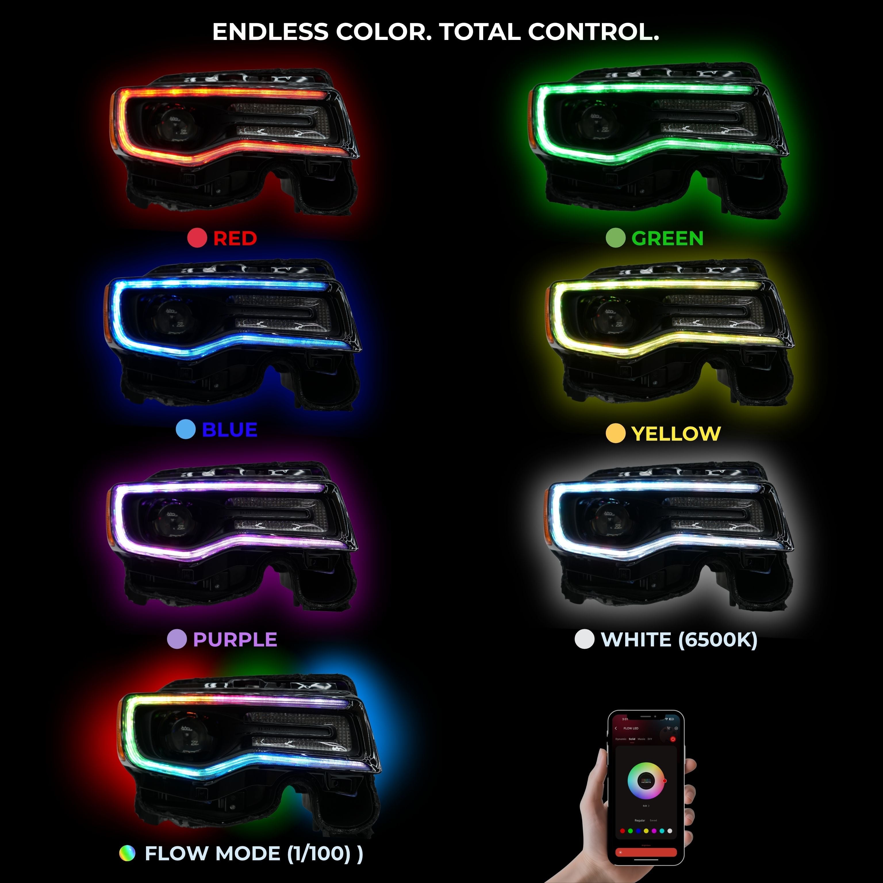 Jeep Grand Cherokee Multicolor DRL Boards (2014-2021) - Granted Quality 