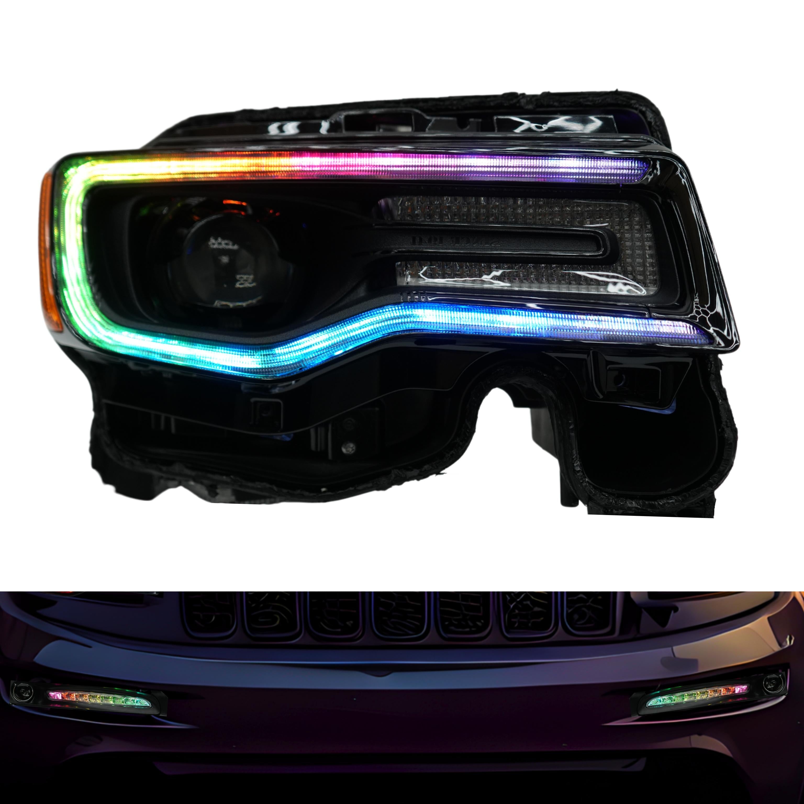 Jeep Grand Cherokee Multicolor DRL Boards (2014-2021) - Granted Quality 
