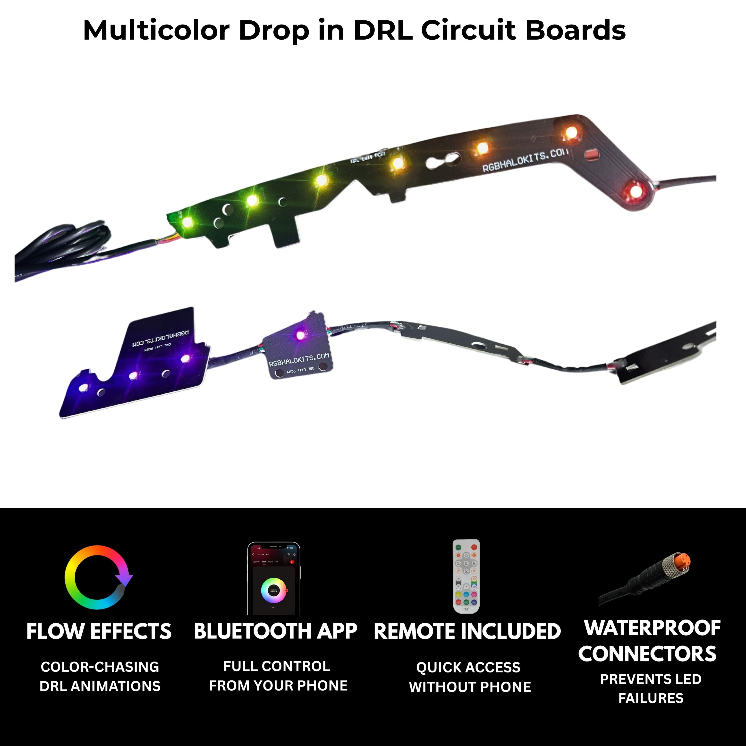 Jeep Grand Cherokee Multicolor DRL Boards (2014-2021) - Granted Quality 