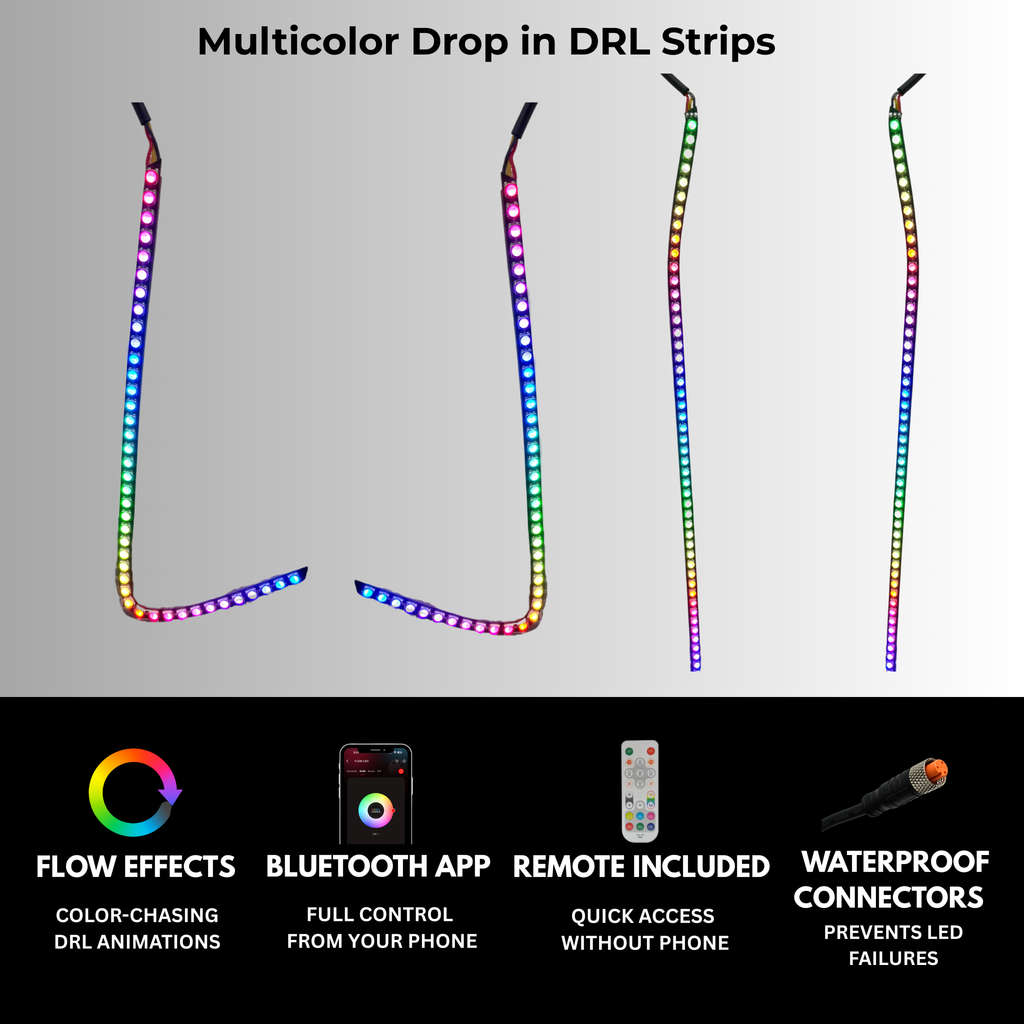 Kia K5 Multicolor Flow DRL Boards (2021-2024) - Granted Quality 