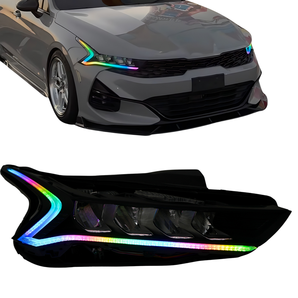 Kia K5 Multicolor Flow DRL Boards (2021-2024) - Granted Quality 