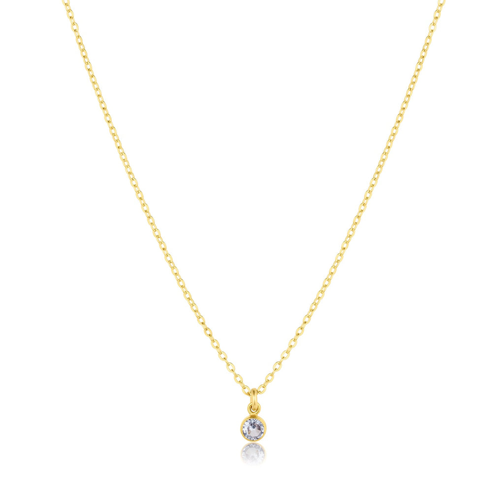 Birthstone Charm Necklace - Granted Quality 