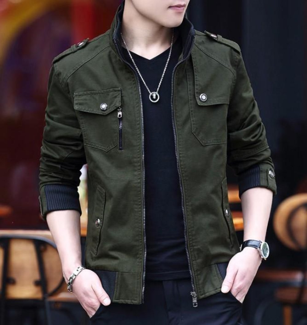 Military Style Casual Jacket