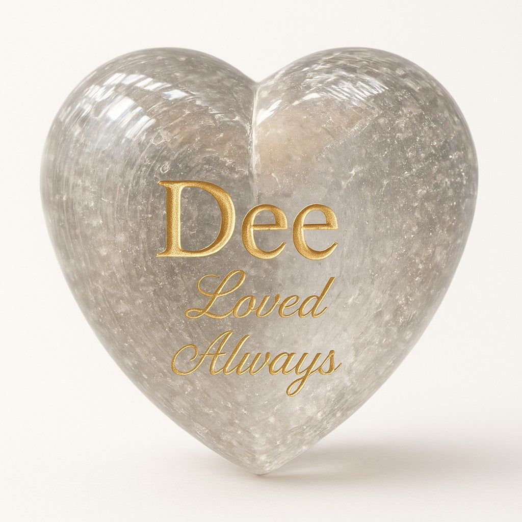 "Companion Touchstone" Heart Appr. 1 ½" X 1 ½" X ¾" Thick - Granted Quality 