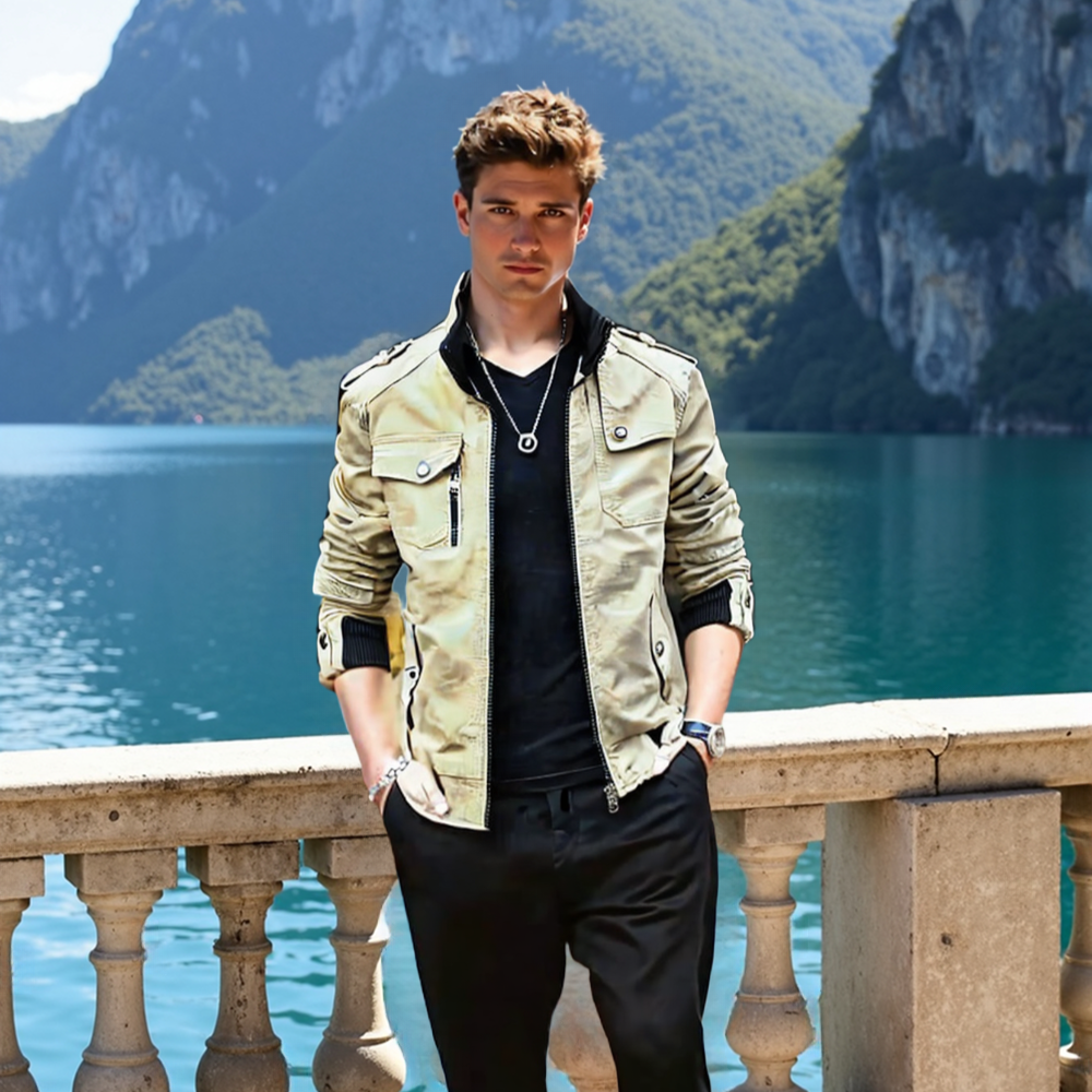 Military Style Casual Jacket