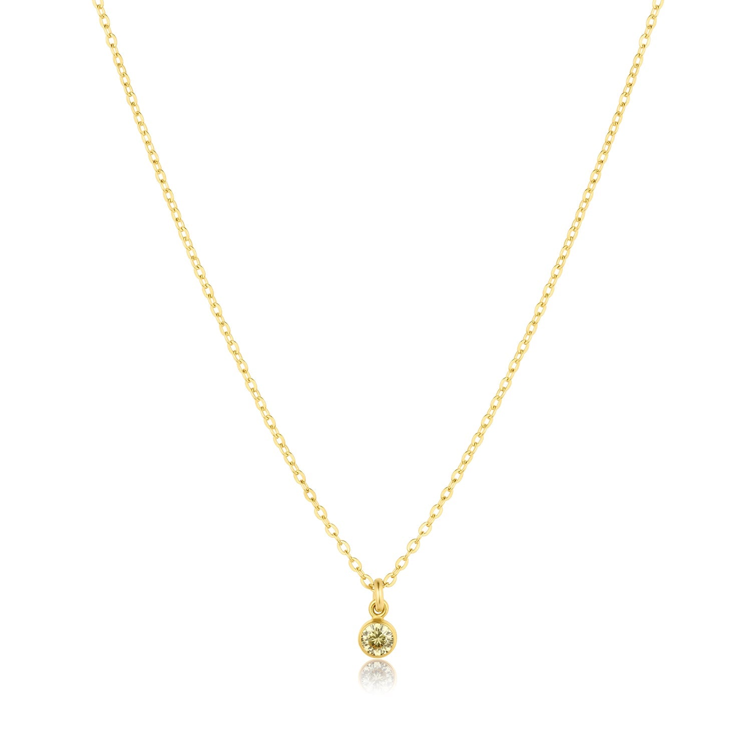 Birthstone Charm Necklace