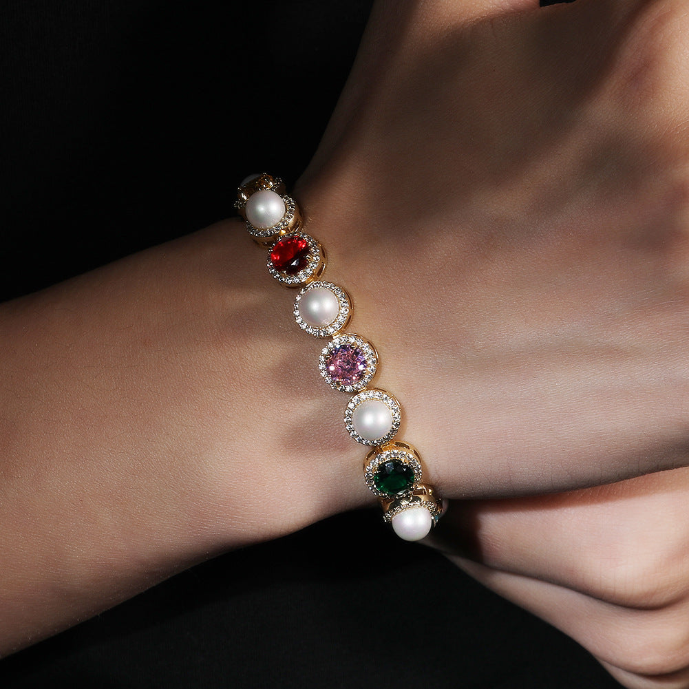 Creative multicolored pearl necklace - Granted Quality 