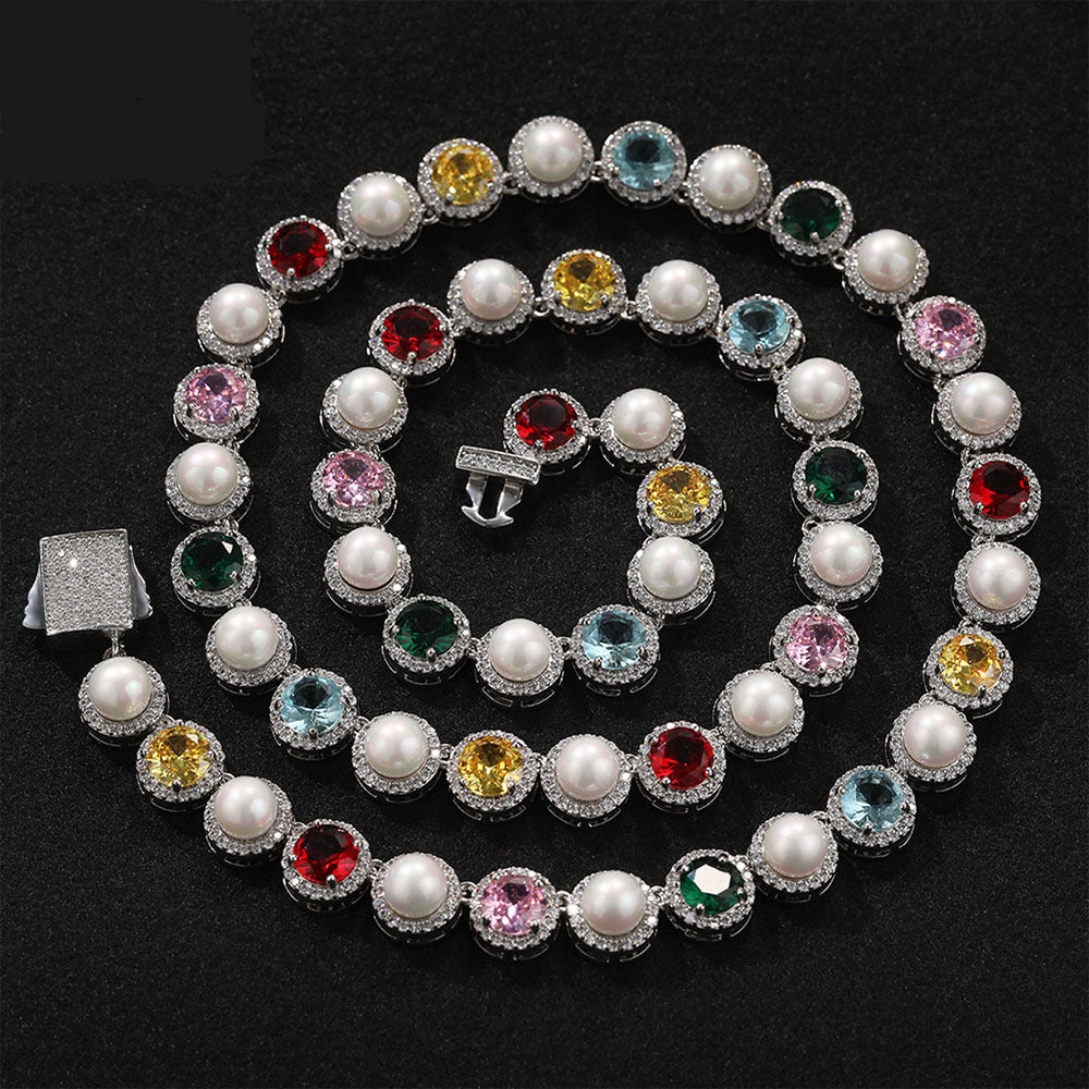 Creative multicolored pearl necklace - Granted Quality 