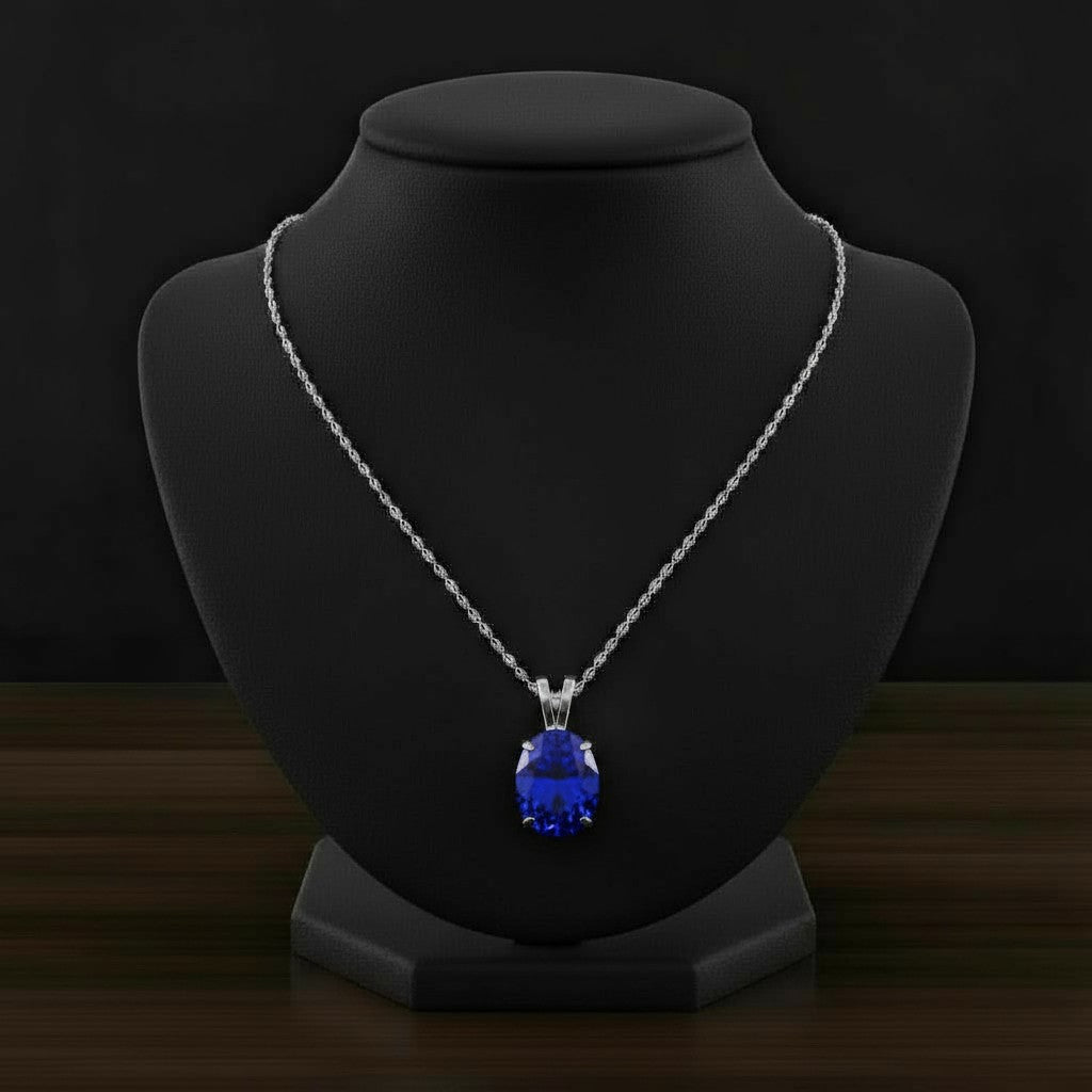 "Eternity" Oval Pendant 10x8mm - Granted Quality 