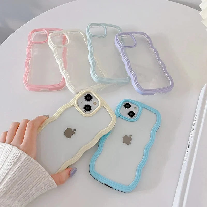 Soft Wavy Lines iPhone Case - Granted Quality 