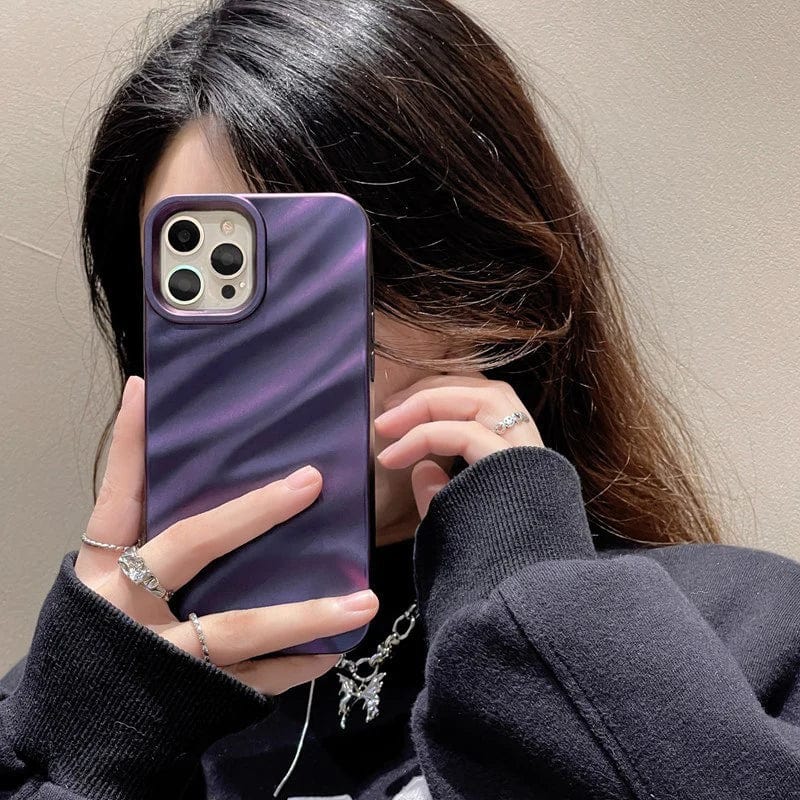 RuffleWave Satin iPhone Case - Granted Quality 
