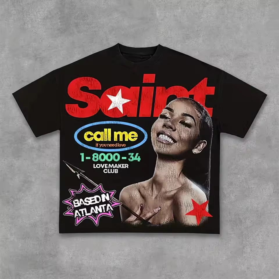 Saint "Call Me" T-Shirt