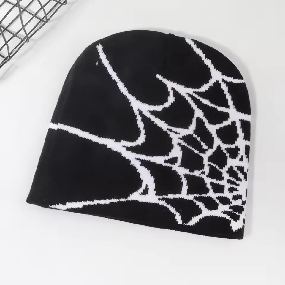 Spider Webbed Beanie