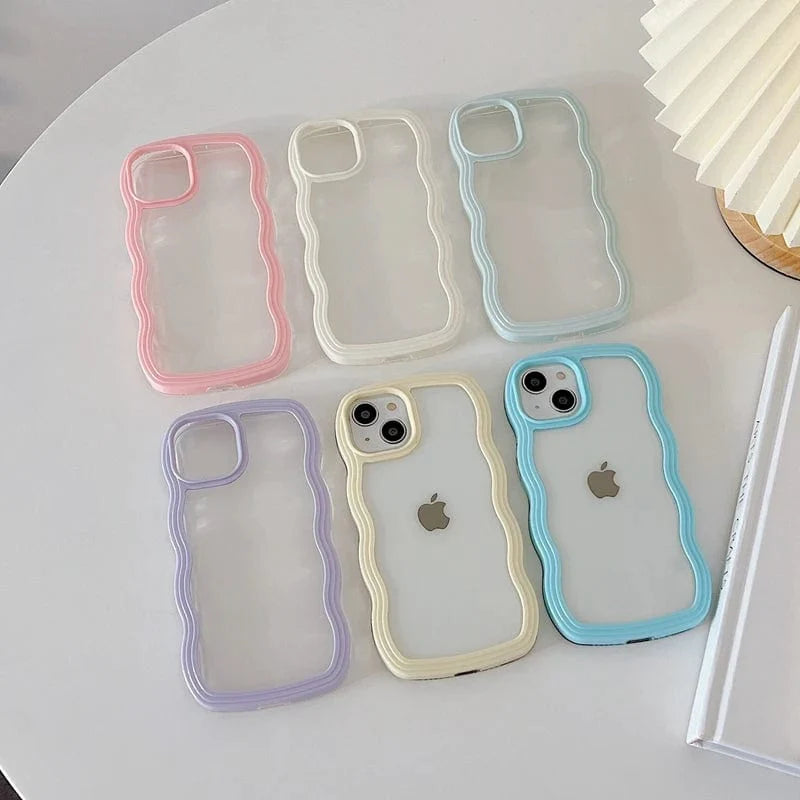 Soft Wavy Lines iPhone Case - Granted Quality 