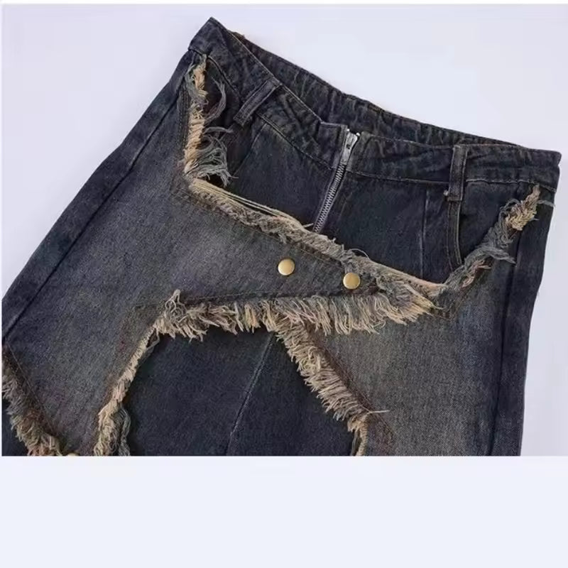Worn & Torn Star Jeans