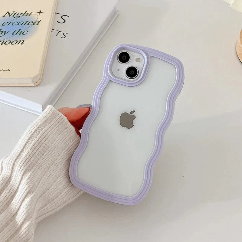 Soft Wavy Lines iPhone Case - Granted Quality 