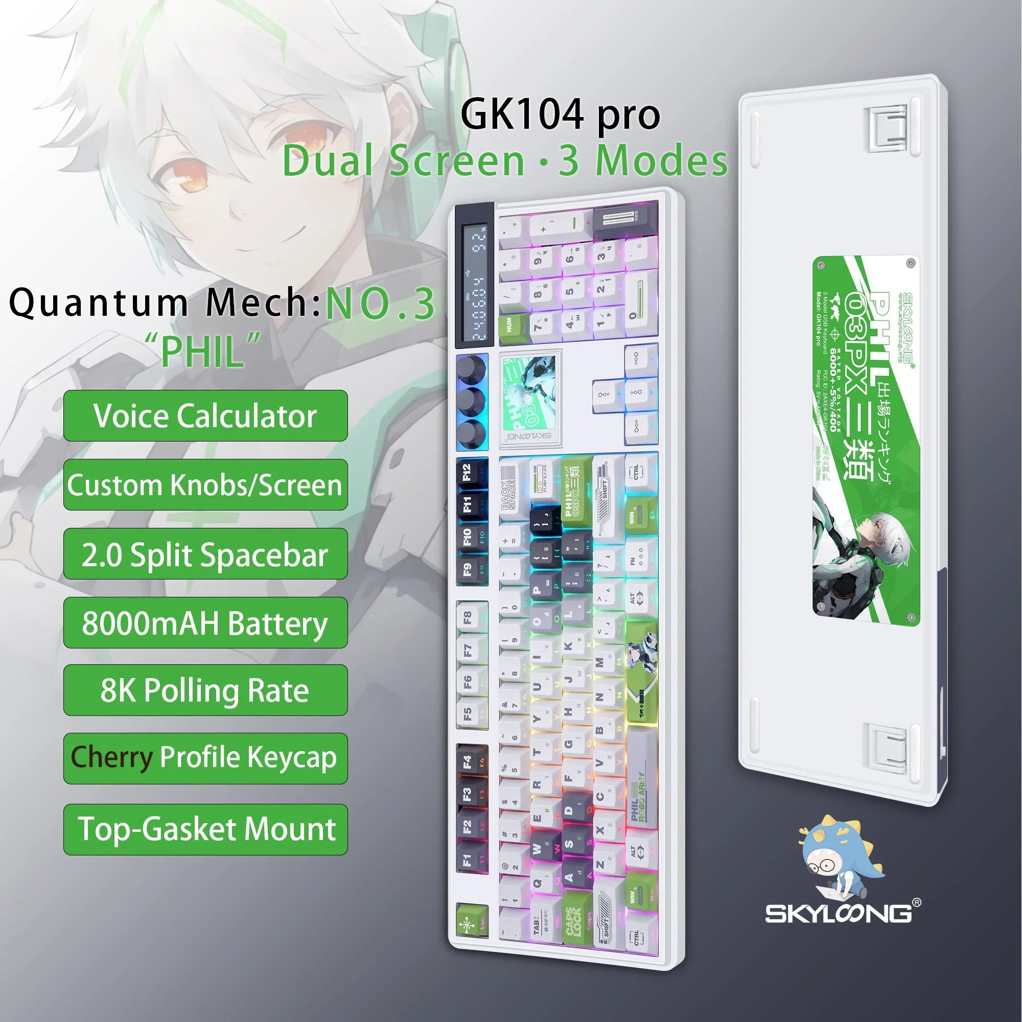 Wireless Swappable Silent Switch keyboard