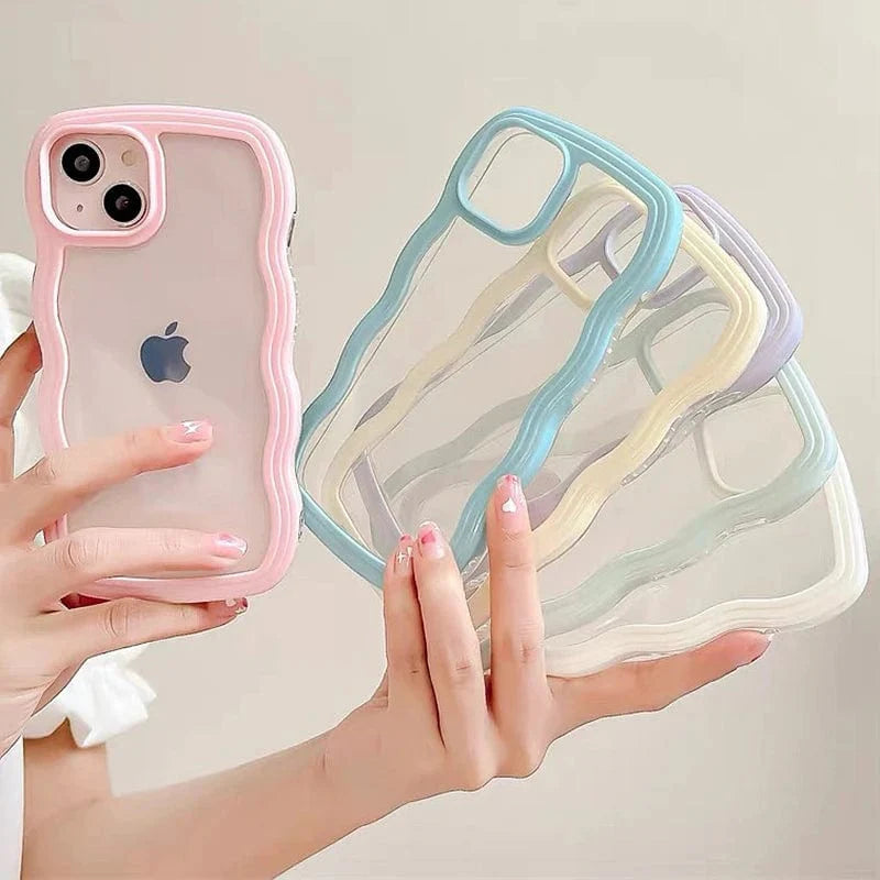 Soft Wavy Lines iPhone Case - Granted Quality 