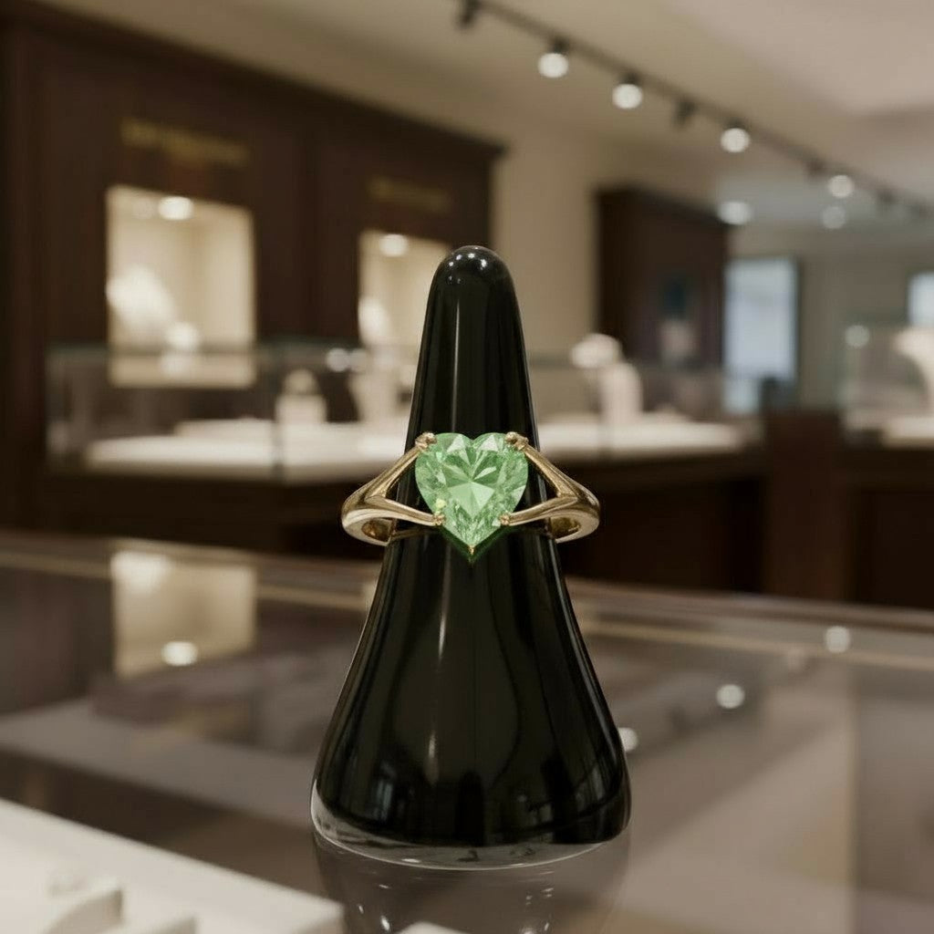 "Cherished Memories" Heart Cut Ring Small 6mm - Granted Quality 