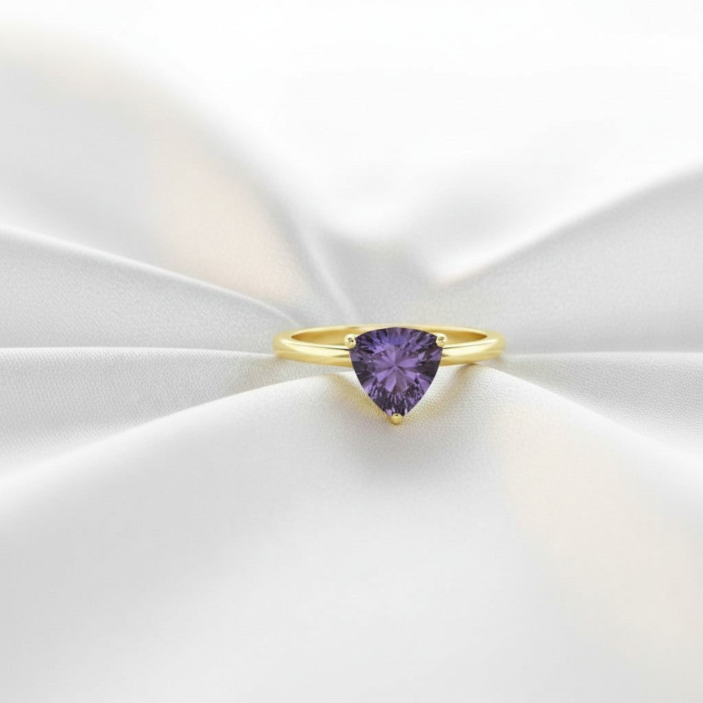 "Infinity" Trilliant Cut Ring Small 7mm - Granted Quality 