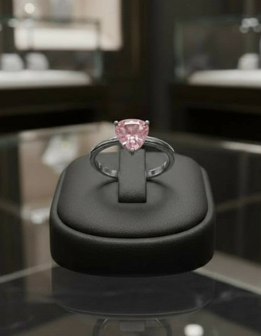 "Infinity" Trilliant Cut Ring Small 7mm - Granted Quality 